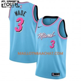 Maillot NBA Miami Heat Dwyane Wade 3 Nike 2019-20 City Edition Swingman - Enfant